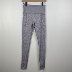 Athleta Exhale Stash Pocket Heel Tight in SoftLuxe in Comet Gray Women's Small